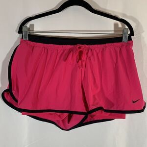 Nike Dri-Fit Pink & Black Athletic Shorts